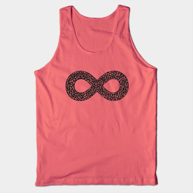 Infinity symbol black V.2 Tank Top by PrintablesPassions